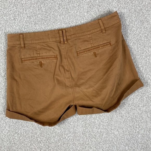 Pilcro Hyphen embroidered shorts tan size 27 boho cottagecore Aztec embroidery - Picture 4 of 10